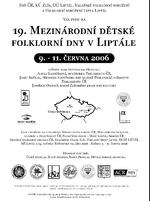 Folklorní festival Dětské dny Liptál